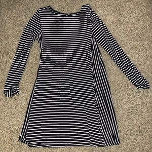 Striped t-shirt dress